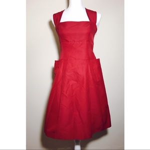 NWOT Anthropologie mirror Of Venus Red Dress 4